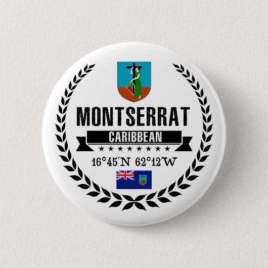 Montserrat Ronde Button 5,7 Cm (Voorkant)