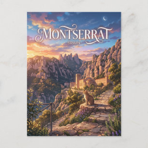 Montserrat Spanje Briefkaart