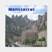 Montserrat Spanje magneet (Voorkant)