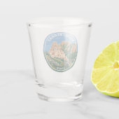 Montserrat Spanje Shot Glas (Achterkant)
