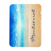 Montserrat strandzonnopster magneet (Verticaal)