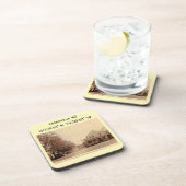 Montville NJ Map Coordinates  Style Bier Onderzetter (Rechterzijde)