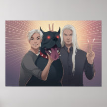 Monty, SImon & Peaches - Poster drôle