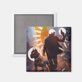 Monty & Strong - Galen Dara - Peaches Simon Magnet (Recto/Verso)