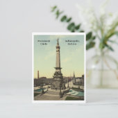 Monument Circle in Indianapolis, Indiana Briefkaart (Staand voorkant)
