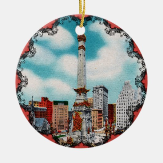 Monument Circle Victoriaans Ornament (Voorkant)