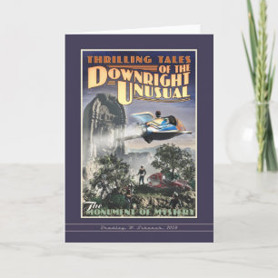 Monument de carte de voeux de mystère