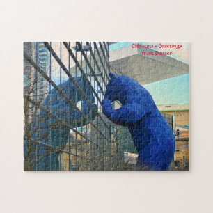 Monument de l'ours bleu de Denver Puzzle