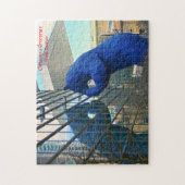 Monument de l'ours bleu Denver Jigsaw Puzzle (Vertical)