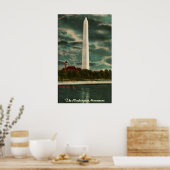 Monument de Washington par affiche de nuit (Cuisine)