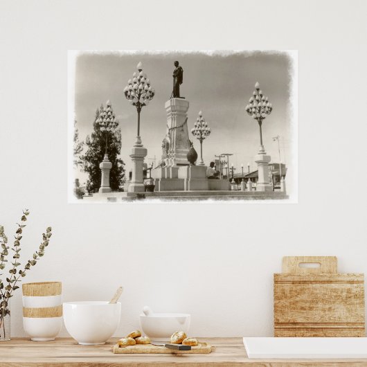 Monument Korat Thaïlande 1969 Poster (Cuisine)