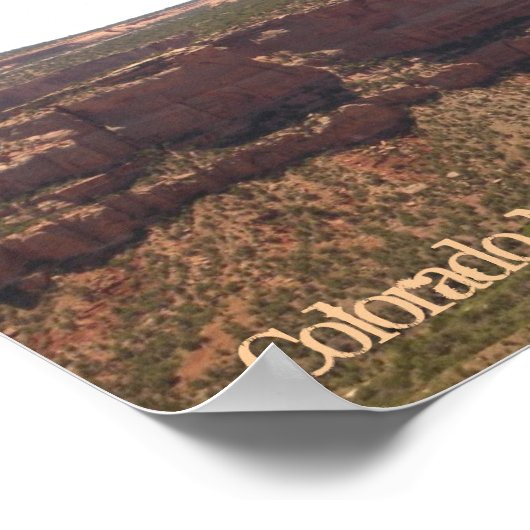Monument national du Colorado poster pittoresque (Coin)