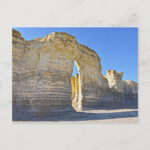 Monument Rocks Key Hole Arch, Kansas Briefkaart