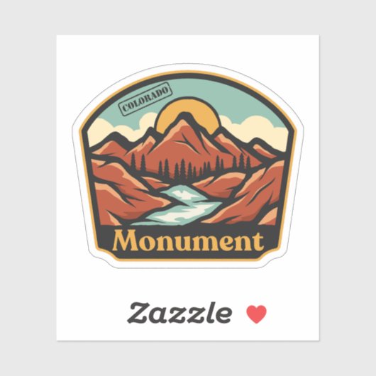 Monument, Sticker Colorado (Feuille)