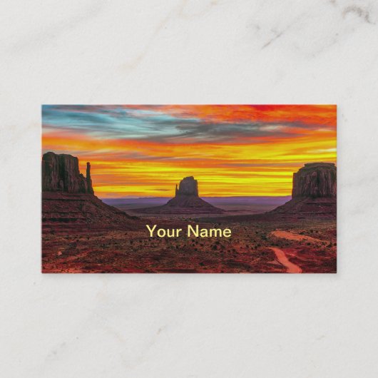 Monument Valley 3 Cartes de visite (Devant)