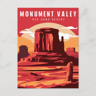 Monument Valley Arizona Paint Briefkaart