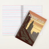 Monument Valley Arizona Utah Vintage Notitieboek (Binnen)