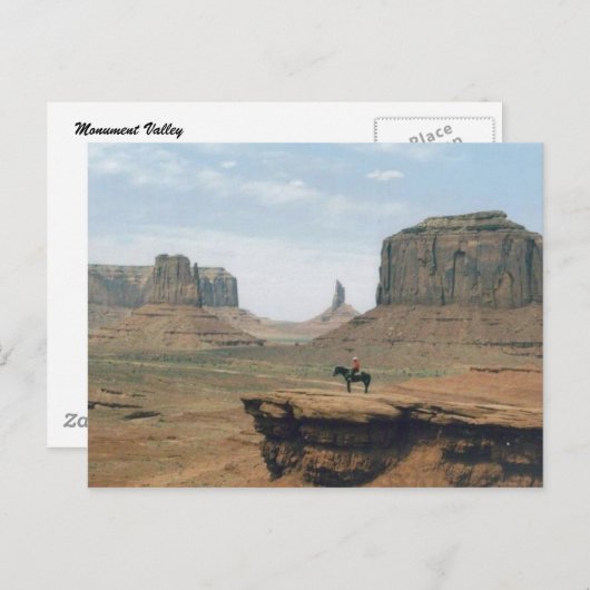 Monument Valley Briefkaart (Voorkant / Achterkant)