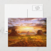 Monument Valley Briefkaart (Voorkant / Achterkant)
