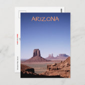 Monument Valley, Briefkaart Arizona (Voorkant / Achterkant)