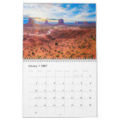 Monument Valley Calendrier 12 mois (Jan 2027)