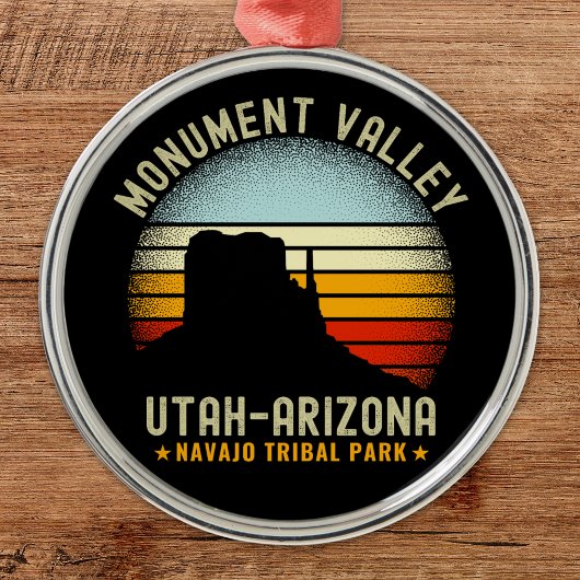 Monument Valley Classic Utah View Metalen Ornament