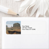 Monument Valley Cowboy Etiket (Insitu)