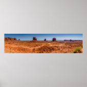 Monument Valley Desert Panoramic Poster (Voorkant)