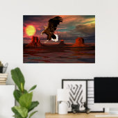 Monument - Valley-Eagle-Set-1 Poster (Thuiskantoor)