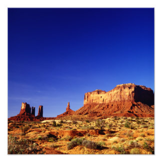 Monument Valley (hooggepolariseerd) Foto Afdruk