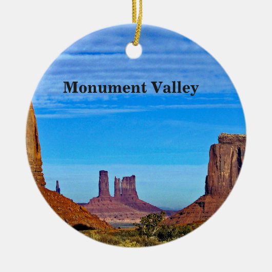 Monument Valley Keramisch Ornament (Voorkant)
