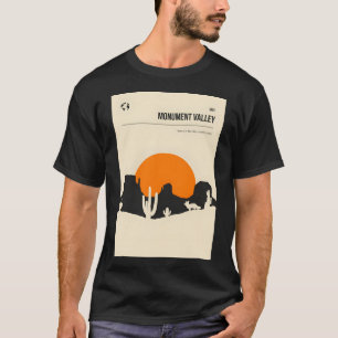 Monument Valley  Minimal Book Cover Travel T-shirt