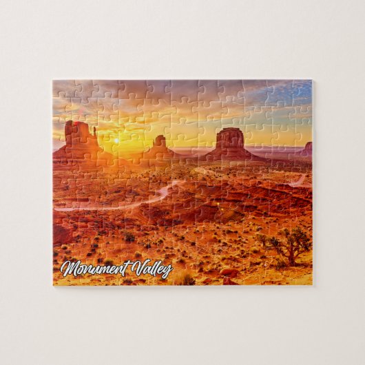 Monument Valley National Park, Verenigde Staten Legpuzzel (Horizontaal)