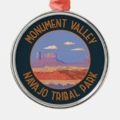 Monument Valley Navajo Tribal Park Travel  Metalen Ornament (Voorkant)