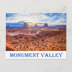 Monument Valley Navajo Tribal Park Utah USA Briefkaart