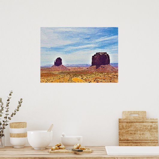 Monument Valley Poster (Keuken)