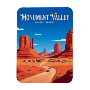 Monument Valley Scenic Drive Arizona Magneet