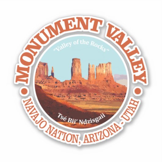 Monument Valley Sticker (Voorkant)