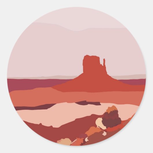 Monument valley sticker (Voorkant)