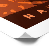 Monument Valley Travel Poster Wall Art Imprimer (Coin)