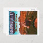 MONUMENT VALLEY - UTAH - ARIZONA - VERENIGDE STATE BRIEFKAART (Voorkant / Achterkant)