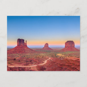 Monument Valley Utah Arizona Zonsondergang Briefkaart