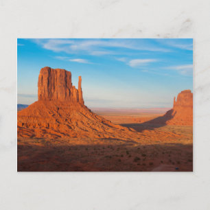 Monument Valley Utah desert mittens in panoramic Briefkaart