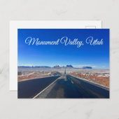 Monument Valley Utah Photo Briefkaart (Voorkant / Achterkant)