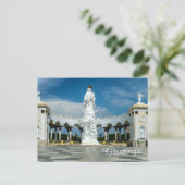 Monument van de Maagd van Maracaibo Venezuela Briefkaart (Staand voorkant)