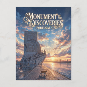 Monument van de Ontdekkingen Portugal Briefkaart