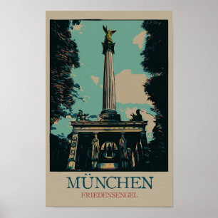 Monument van de Vrede, München, Duitsland Poster