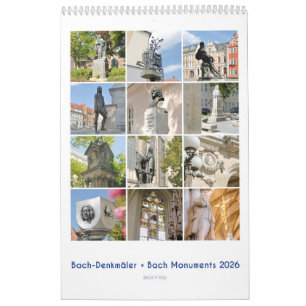 Monument van Johann Sebastian Bach, 2026 Kalender