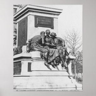 Monument voor Alexandre Dumas Pere Poster