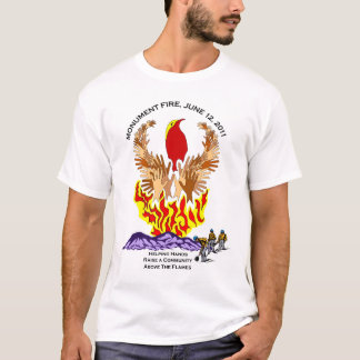 Monument voor brand en Shirten T-shirt